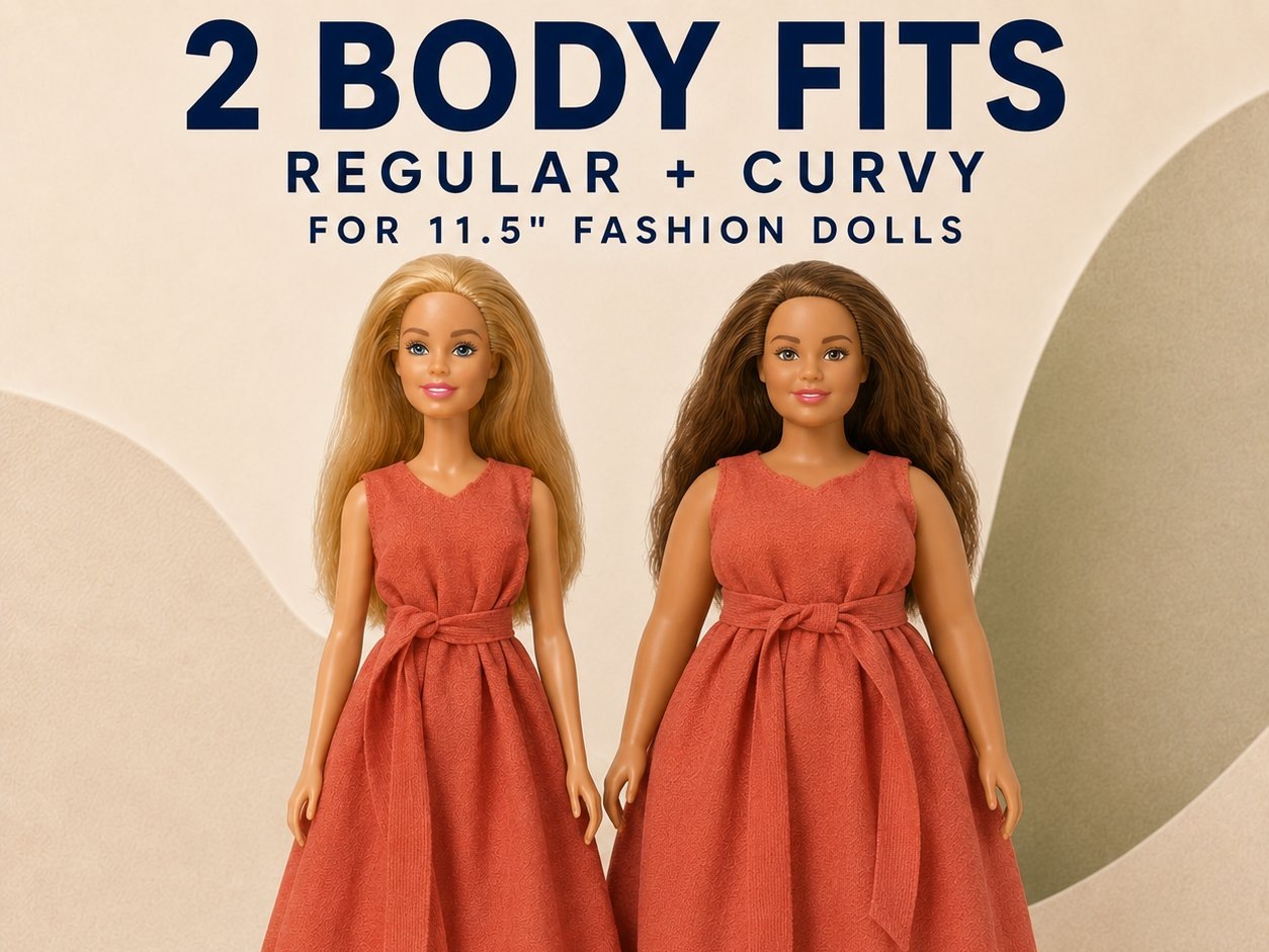 Why Regular Barbie® Clothes Don't Fit Curvy Barbie®, and What Does